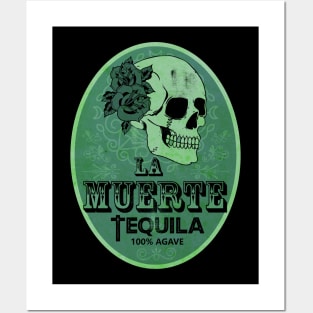 La Muerte Green Tequila Posters and Art